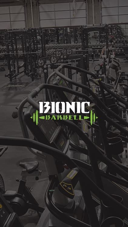 bionic barbell|More.